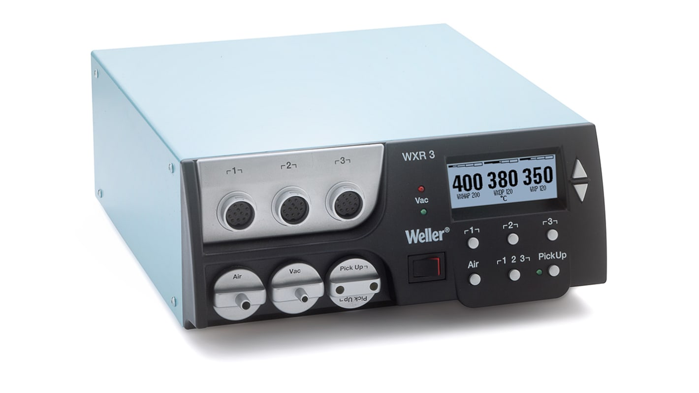 Unidad de alimentación de soldadura Weller WXR 3, de 3 salidas, 230V / 420W, hasta 450°C