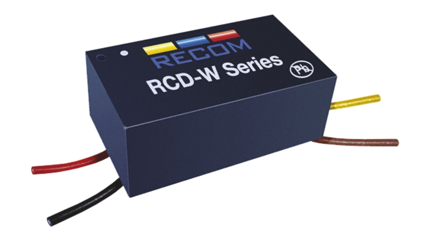 Recom LED Driver, 2 → 35V dc Output, 12W Output, 0 → 350mA Output, Constant Current Dimmable