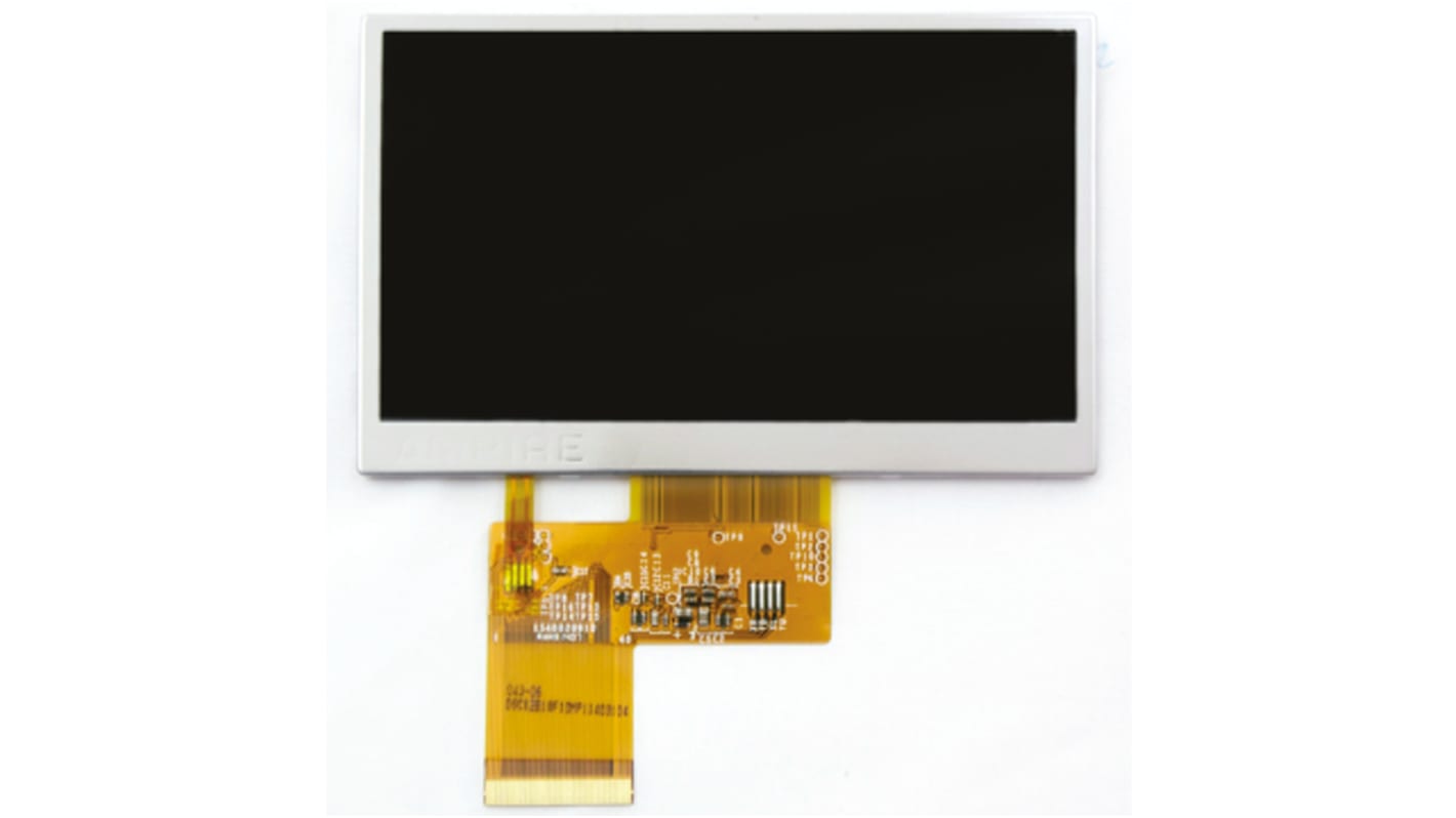 Display LCD a colori Ampire, 4.3poll, interfaccia parallela/RGB, 480 x 272pixels