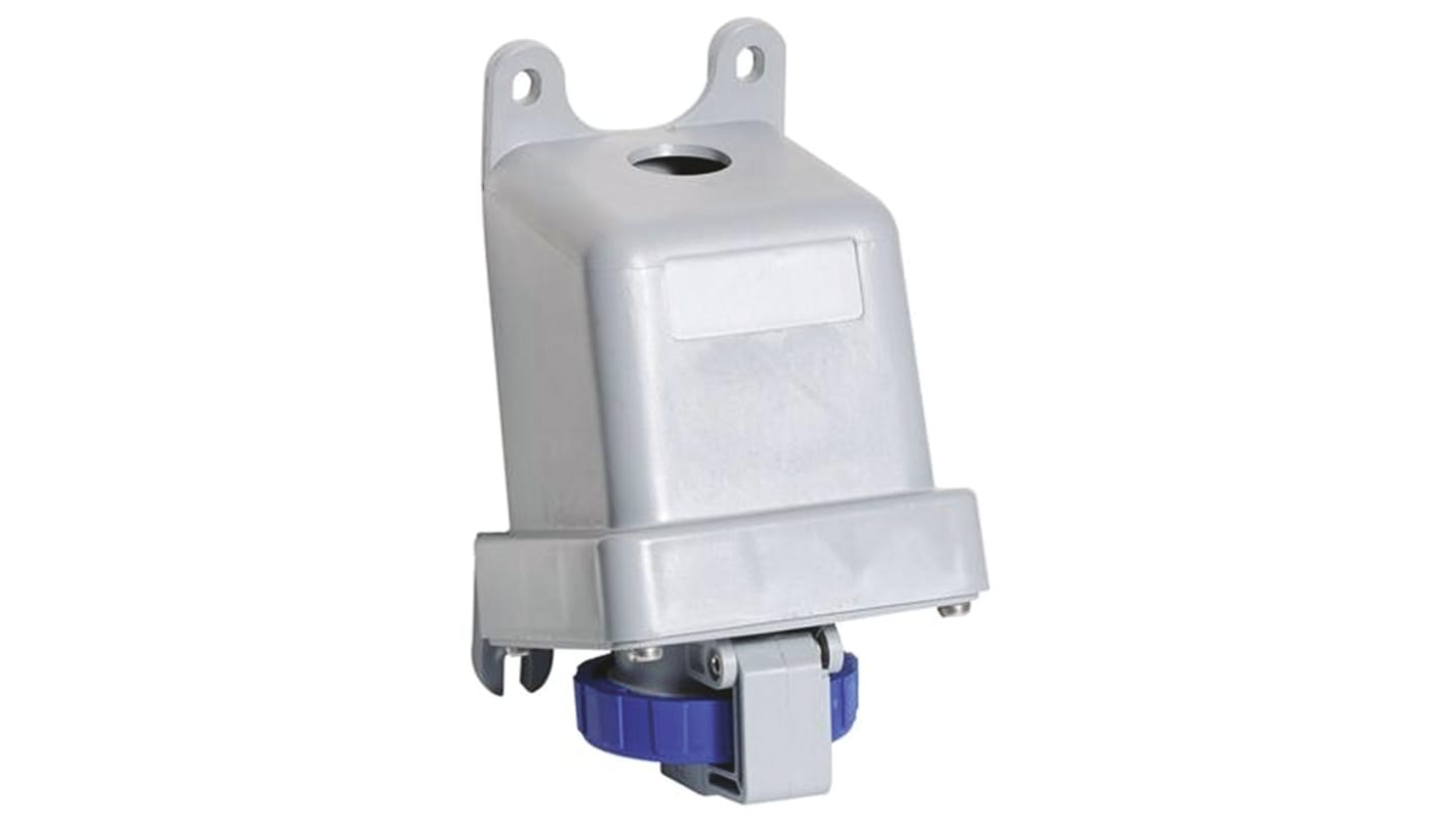 ABB, CMA IP67 Blue Panel Mount 2P + E Industrial Power Socket, Rated At 32A, 230 V