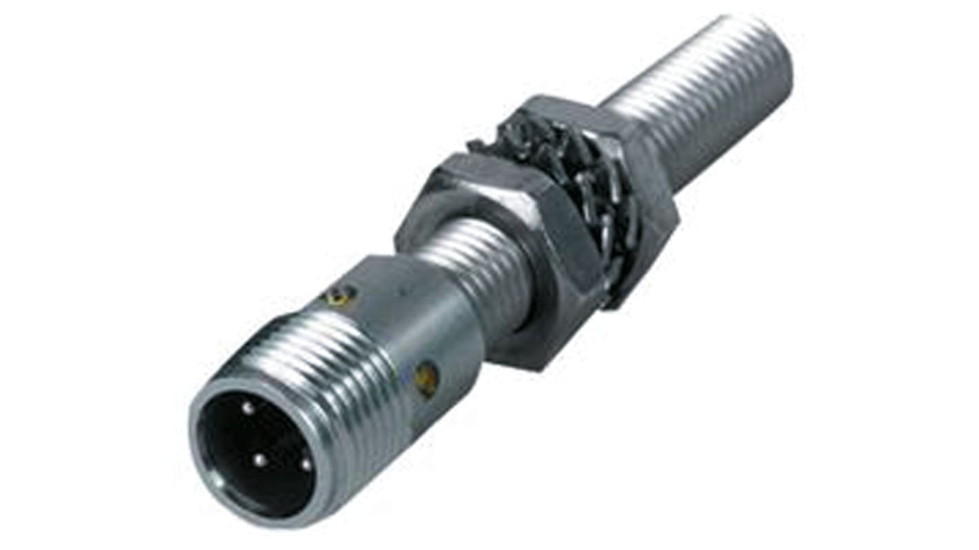 Turck Inductive Barrel-Style Proximity Sensor, M8 x 1, 2 mm Detection, PNP Output, 10 → 30 V dc, IP67