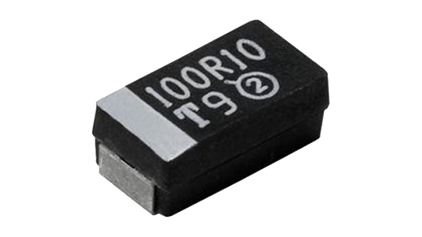 Vishay 10μF MnO2 Tantalum Capacitor 6.3V dc, 293D Series