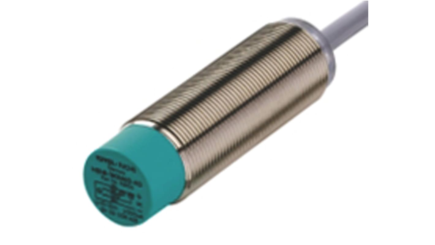 Pepperl + Fuchs Inductive Barrel-Style Proximity Sensor, M18 x 1, 8 mm Detection, 20 → 253 V ac, IP67