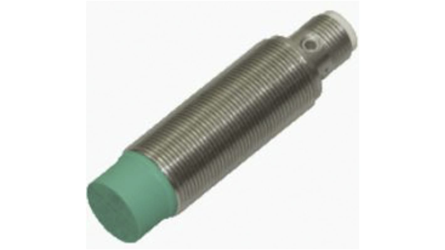 Pepperl + Fuchs Inductive Barrel-Style Proximity Sensor, M18 x 1, 20 mm Detection, PNP Output, 10 → 30 V dc, IP67