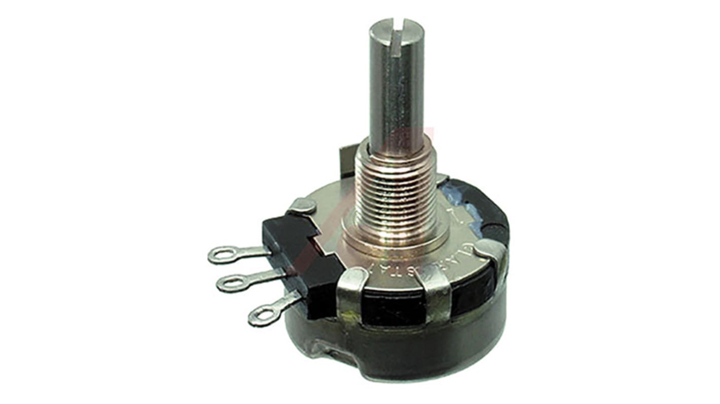 Honeywell 53C, Tafelmontage Dreh Potentiometer 50Ω ±10% / 2W, Schaft-Ø 6,35 mm