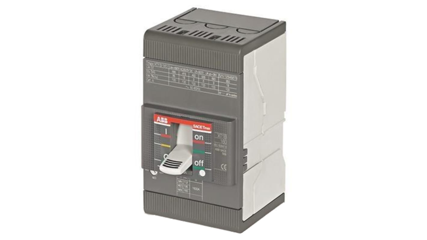 Disjoncteur ABB Protecta 3 pôles, 250A, pouvoir de coupure 36 kA, montage DIN Rail