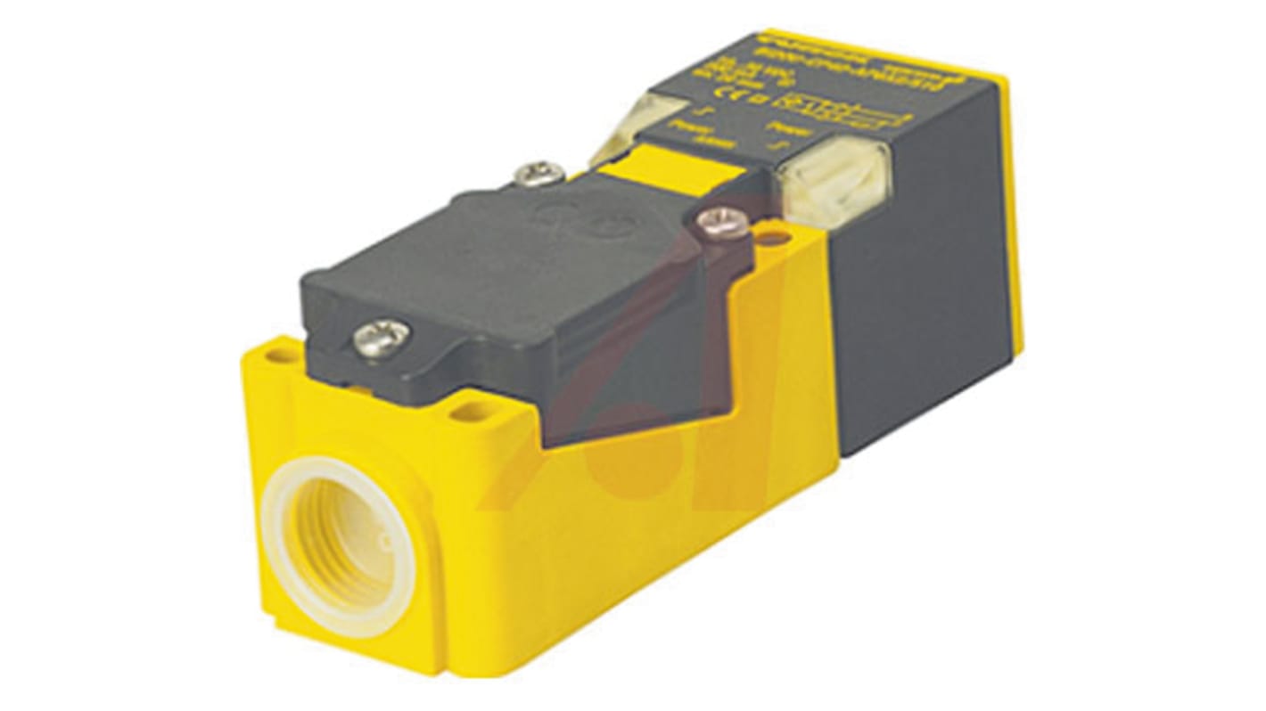 Turck Inductive Block-Style Proximity Sensor, 15 mm Detection, PNP Output, 10 → 65 V dc, IP68