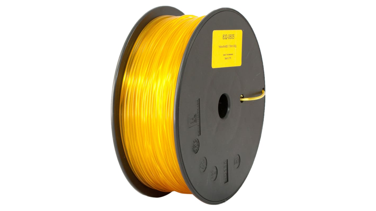 RS PRO 1.75mm Yellow M-ABS 3D Printer Filament, 300g