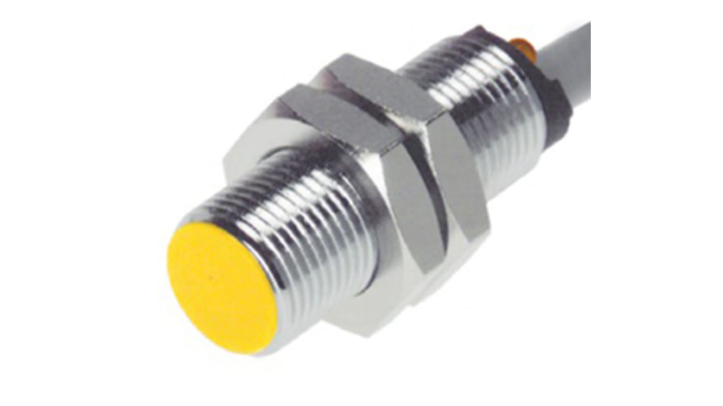 Turck Inductive Barrel-Style Proximity Sensor, M12 x 1, 2 mm Detection, NAMUR Output, 8.2 V dc, IP67