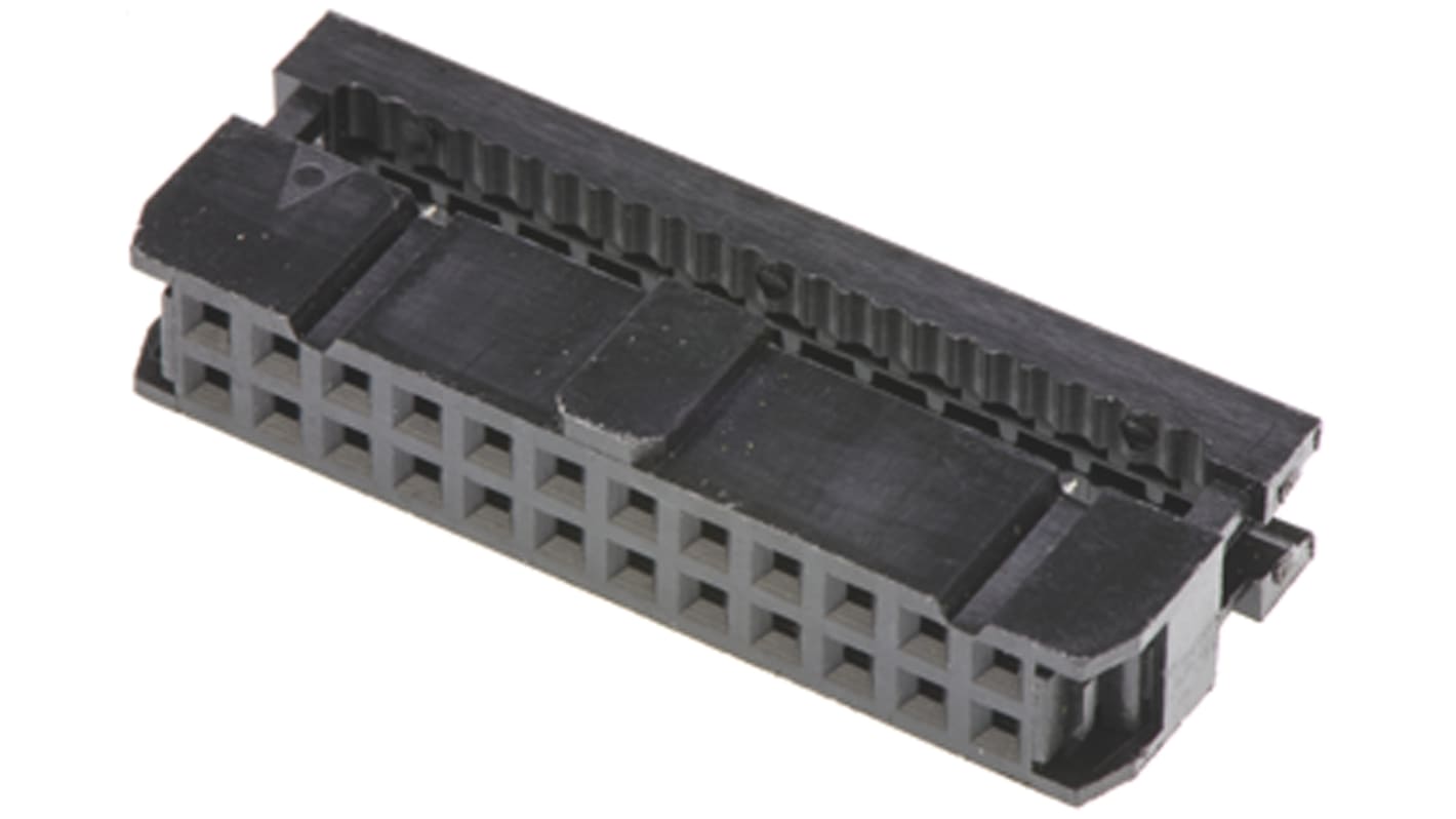 Connecteur IDC Amphenol ICC Femelle, 24 contacts, 2 rangées, pas 2.54mm, Montage sur câble, série T812