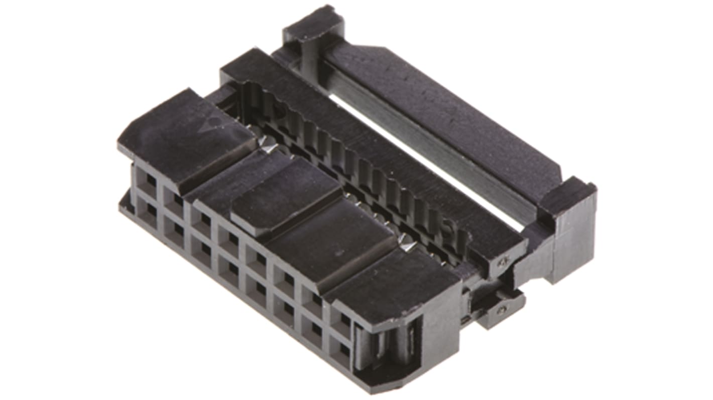Connecteur IDC Amphenol ICC Femelle, 16 contacts, 2 rangées, pas 2.54mm, Montage sur câble, série T812