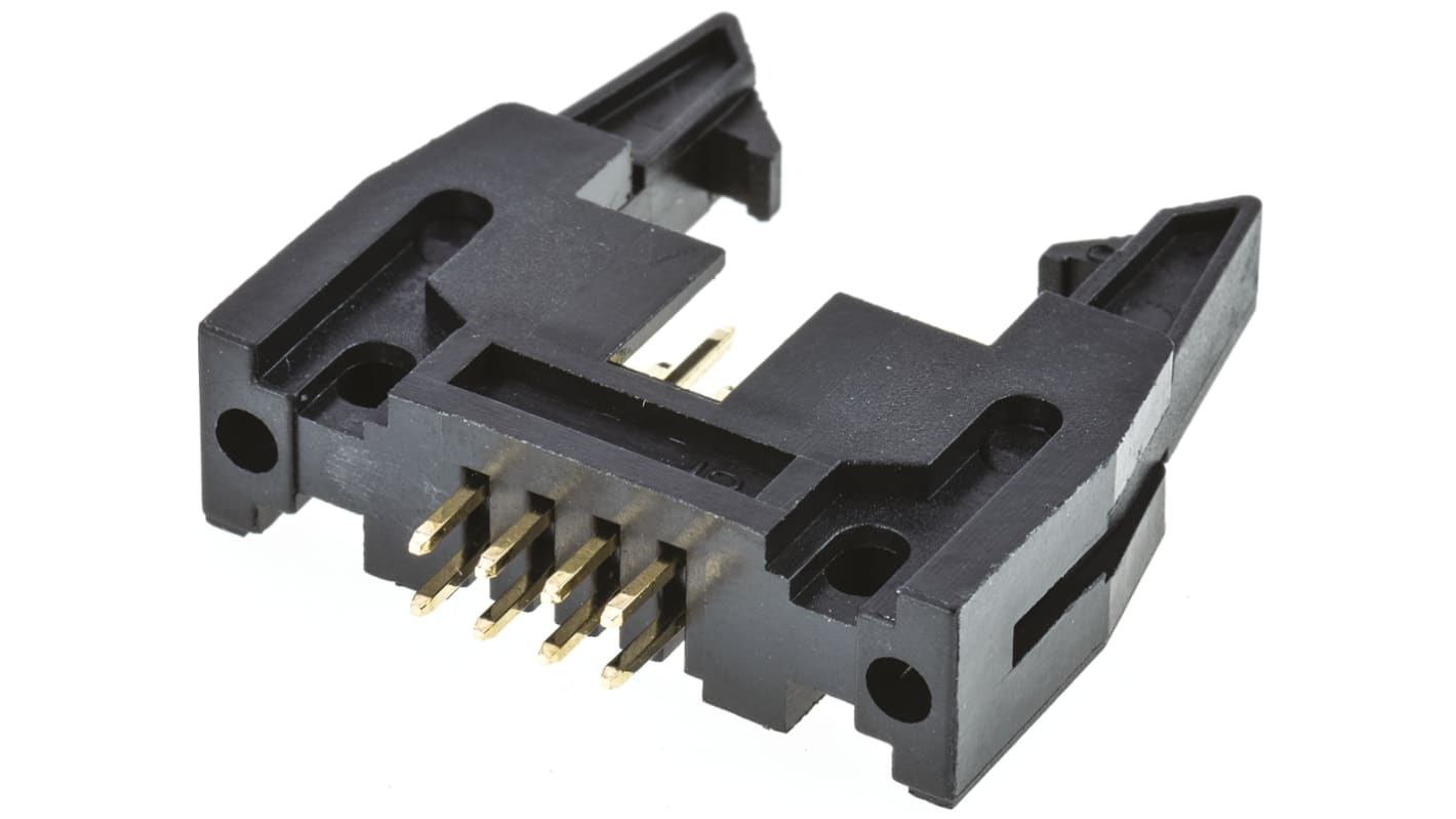 Amphenol T816 Series Straight Through Hole PCB Header, 8 Contact(s), 2.54mm Pitch, 2 Row(s), Shrouded