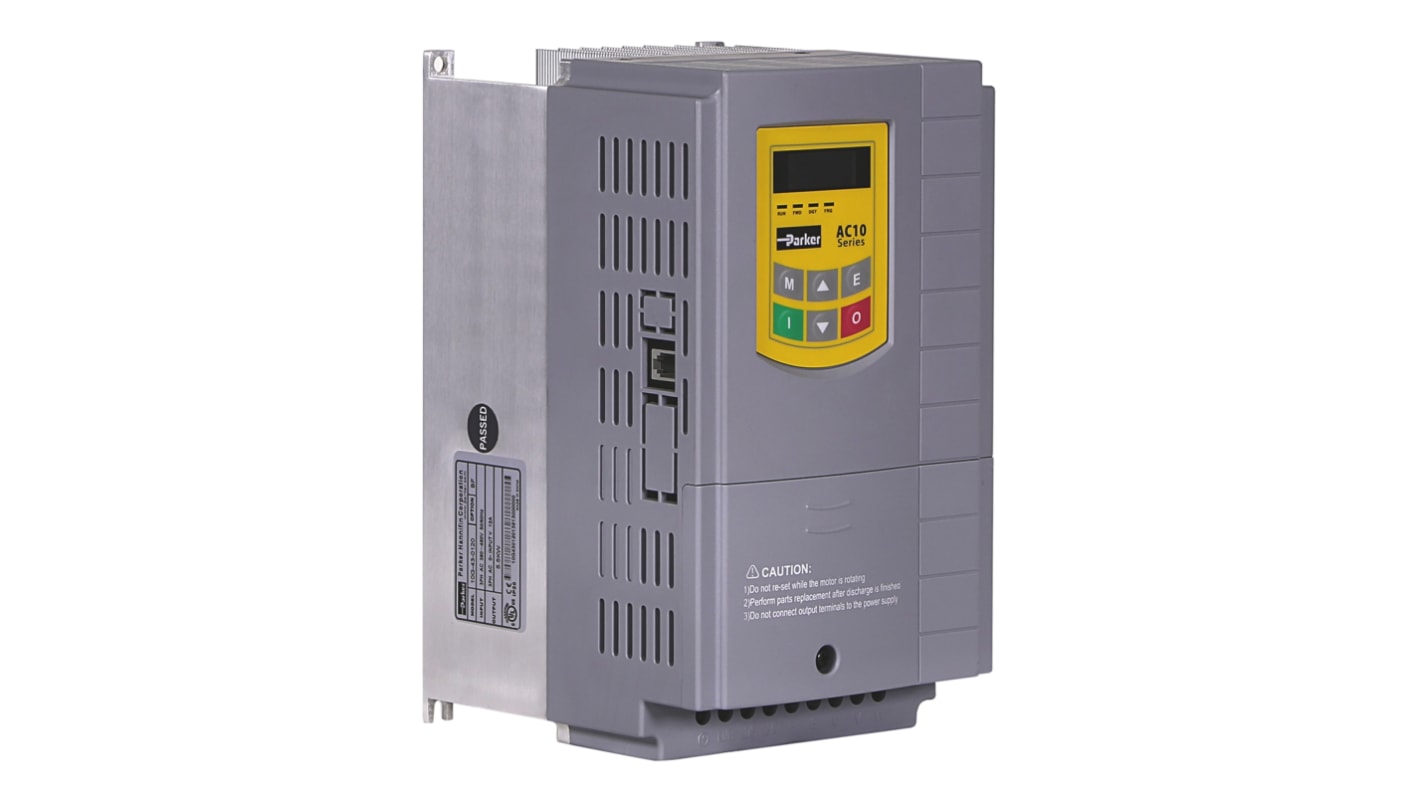 Parker Inverter Drive, 3 kW, 3 Phase, 400 V ac, 11.6 A, AC10 Series