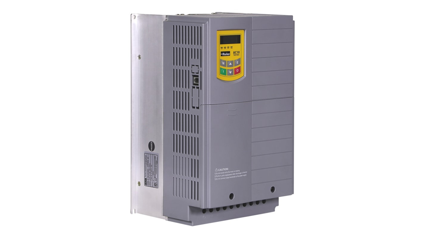 Inverter Parker, 22 kW, 480 V, 3 fasi, 0.5 → 590Hz