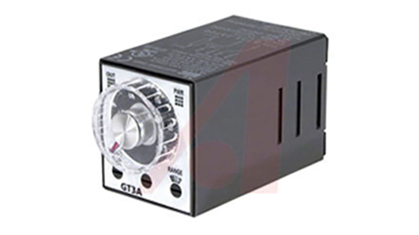 Idec Plug In Timer Relay, 100 → 240V ac, 8-Contact, 0.1 s → 180h, SPDT