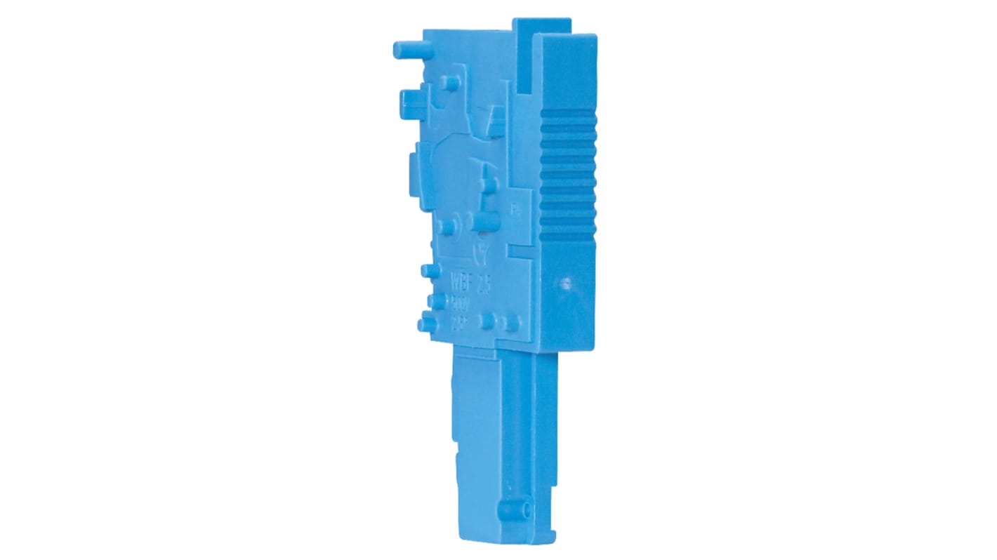 Wieland WBF Series Left Side Connector for Use with DIN Rail Terminal Block with Plug-In Connection