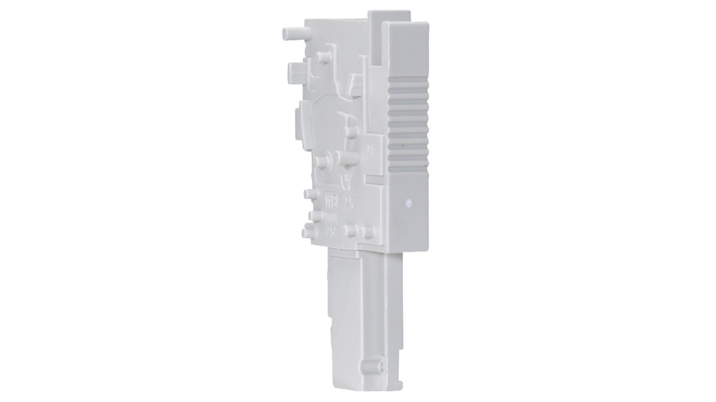 Wieland WBF Series Right Side Connector for Use with DIN Rail Terminal Block with Plug-In Connection