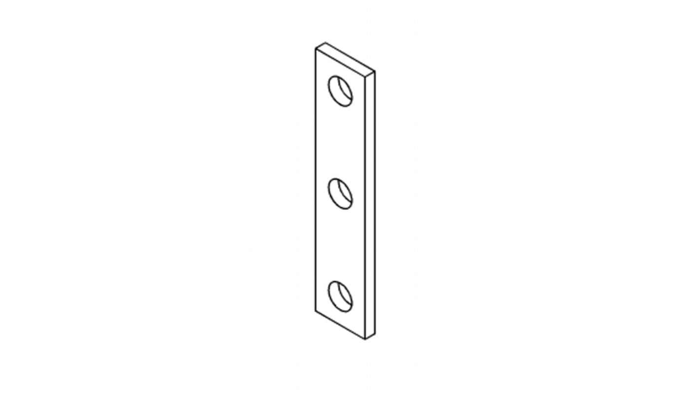 Wieland WRT 3-poliger Hochstrom-Anschlussklemmenblock. Terminal Block für DIN-Schiene mit Hutprofil