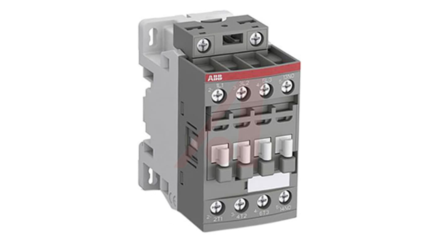 ABB AF Series Contactor, 230 V ac Coil, 3-Pole, 7 A, 5.5 kW, 3NO, 690 V