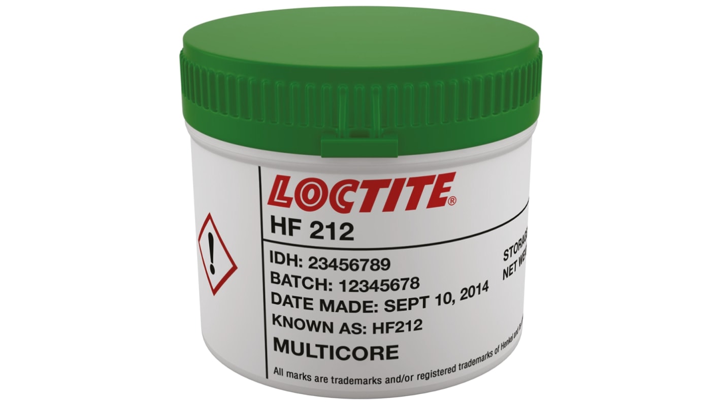 1791137 Loctite Loctite HF212 97SC DAP Lead Free Solder Paste, 500g