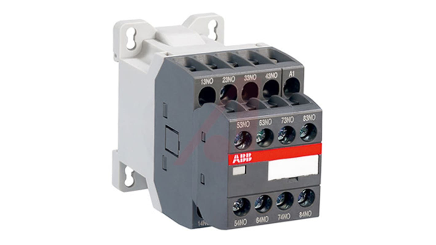 ABB NSL Steuerrelais 144 W, 8P 4 Schließer/4 Öffner, 24 V dc / 6 A, 45mm x 68mm