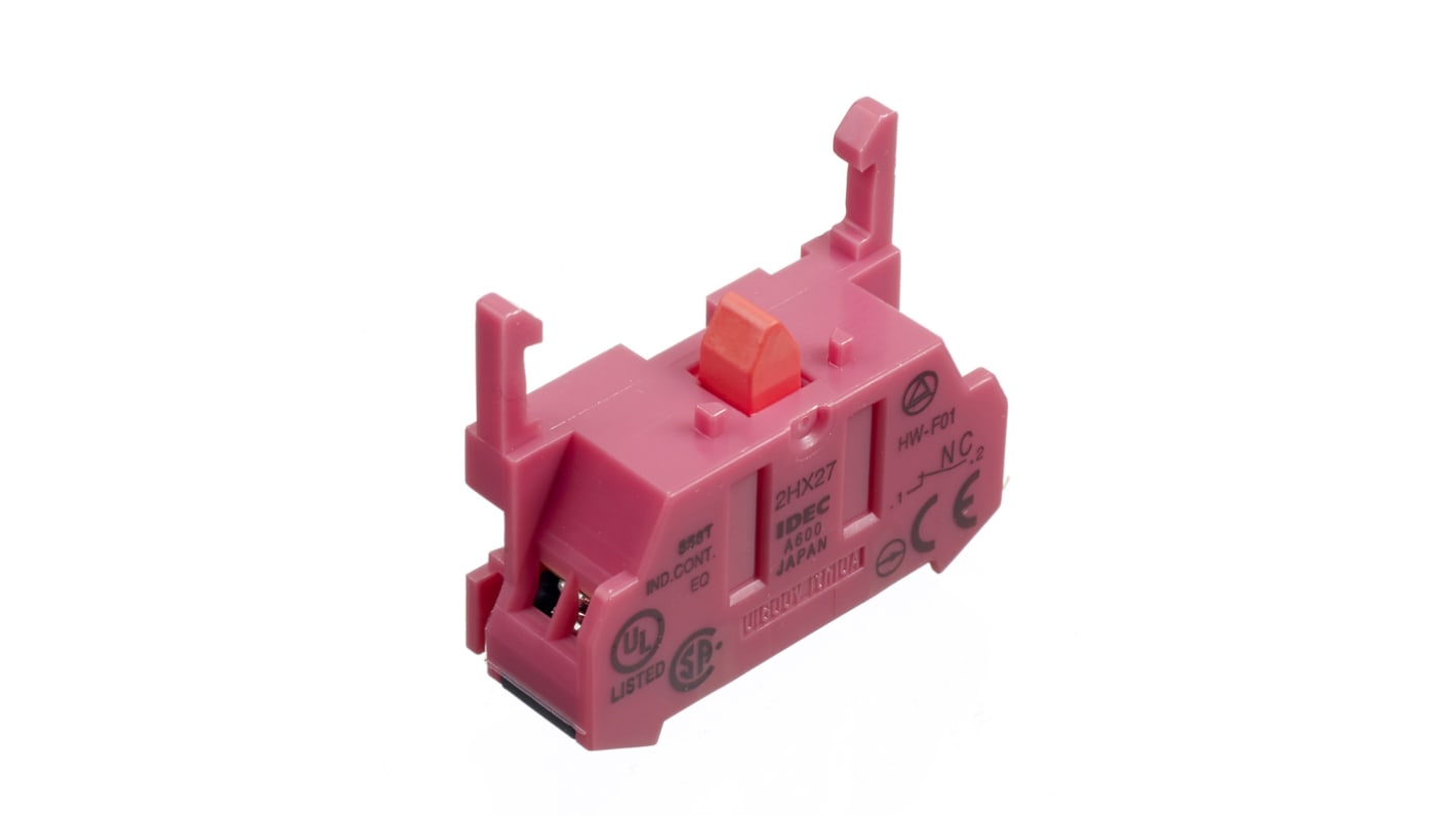 Idec HW Series Contact Block - 1NC 600 V