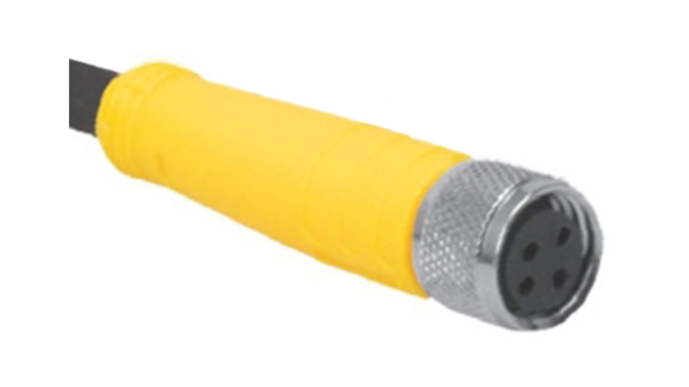 Cable de conexión Turck, con. A M8 Hembra, 3 polos, con. B Sin terminación, long. 5m, 125 V, 4 A, IP67