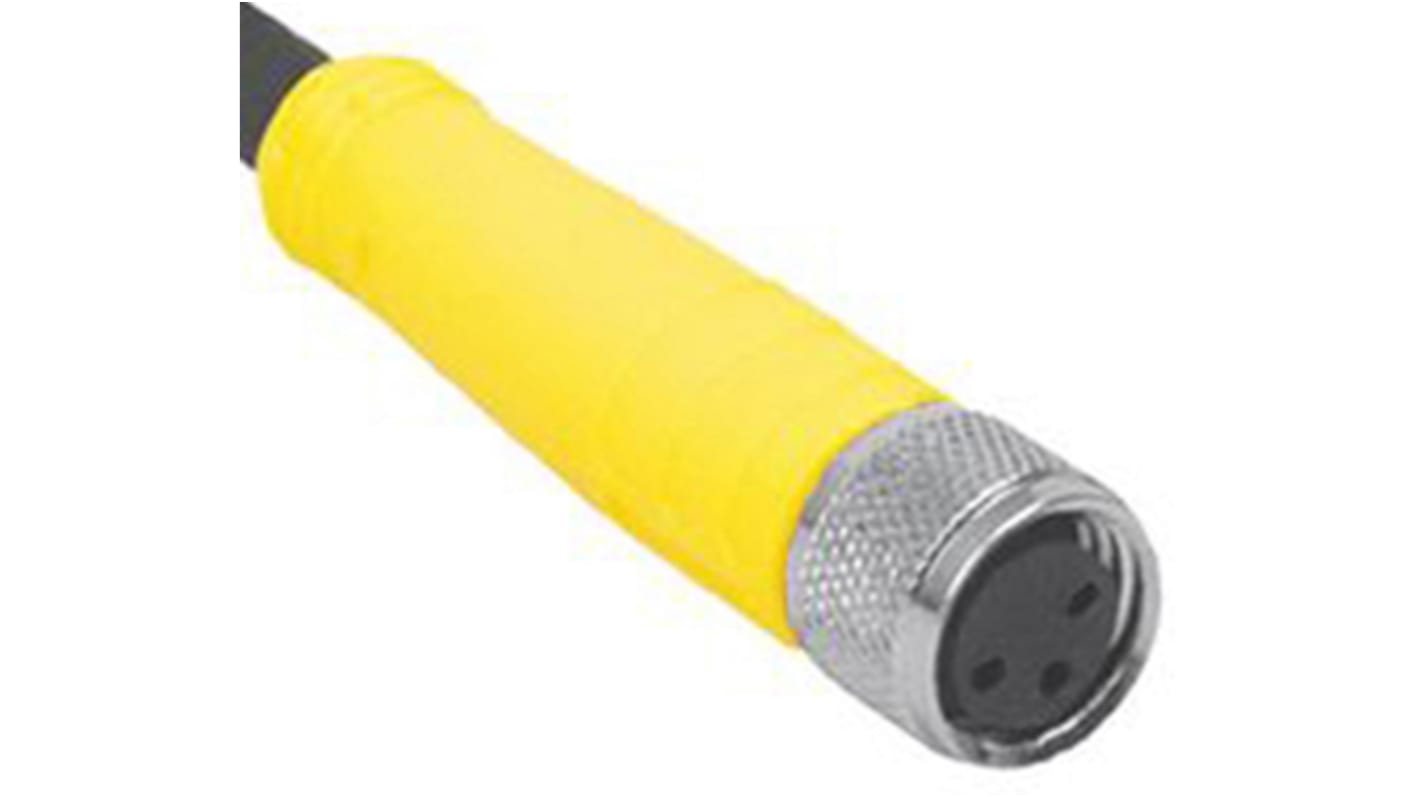 Cable de conexión Turck, con. A M8 Hembra, 3 polos, con. B Sin terminación, long. 6m, 125 V, 4 A, IP67