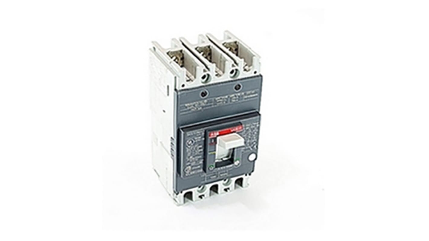 ABB Formel A1A, Leistungsschalter MCCB 3-polig, 100 A / Abschaltvermögen 10 kA @ 240 V ac, 5 kA @ 250 V dc