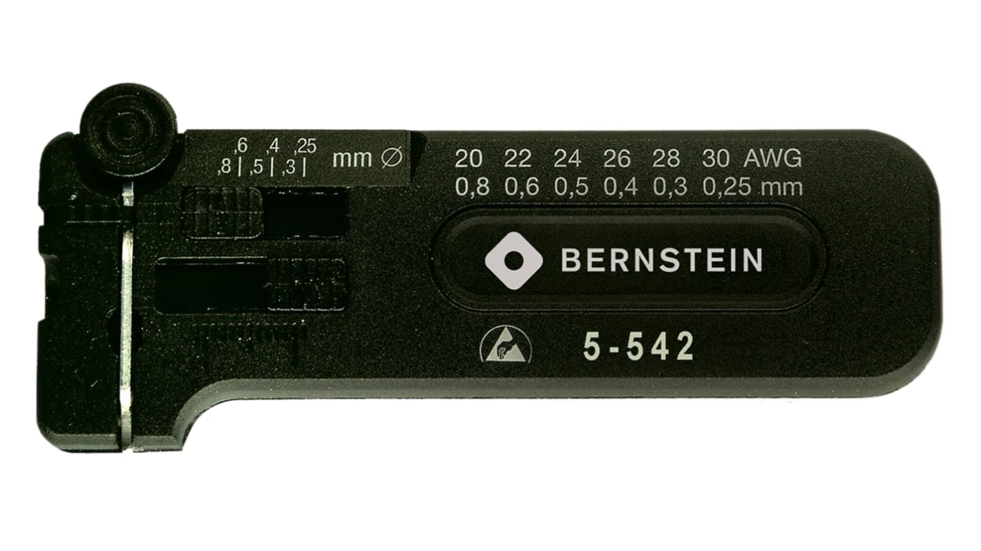 Bernstein Wire Stripper, 0.25mm Min, 0.8mm Max