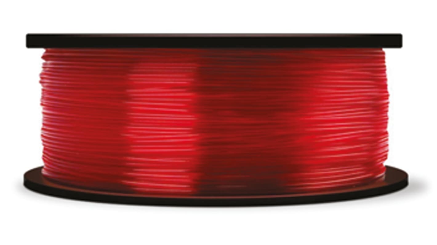 MakerBot 1.75mm Translucent Red PLA 3D Printer Filament, 200g