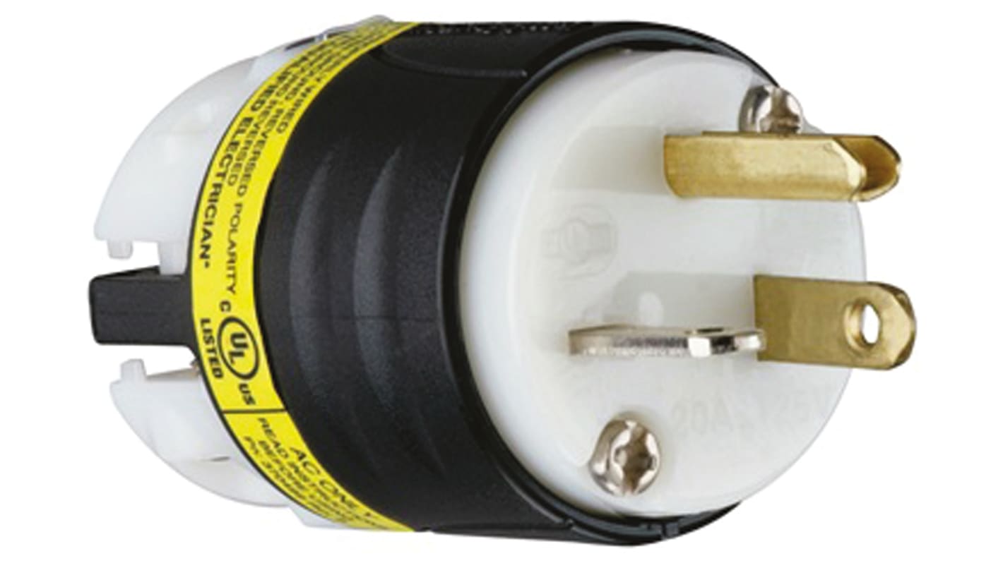 PASS & SEYMOUR Netzstecker Kabel, 2P, NEMA 5 - 20P, 125 V / 20A, für USA