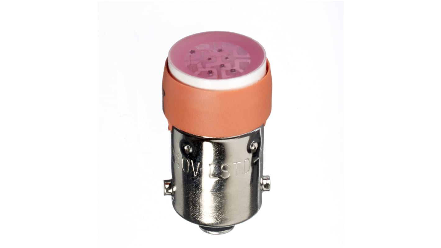 LED Rouge, culot BA9S, 240V c.a.