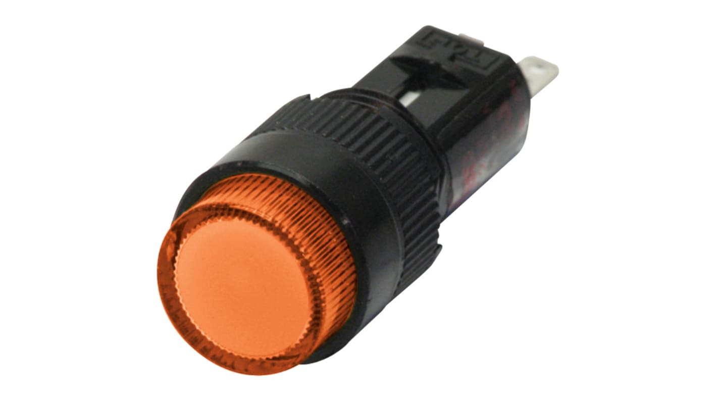 Idec Orange Indicator, 24V dc, 12.2mm Mounting Hole Size