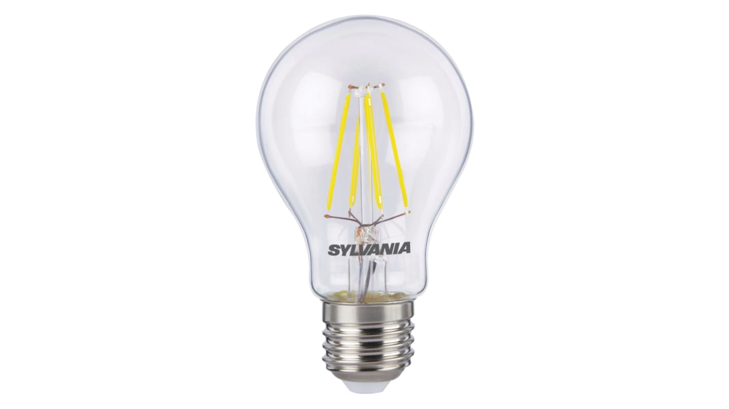 Żarówka LED GLS, 5 W, E27, 220 → 240 V, 640 lm, CRI/Ra 80, 2400K, Sylvania, ToLEDo