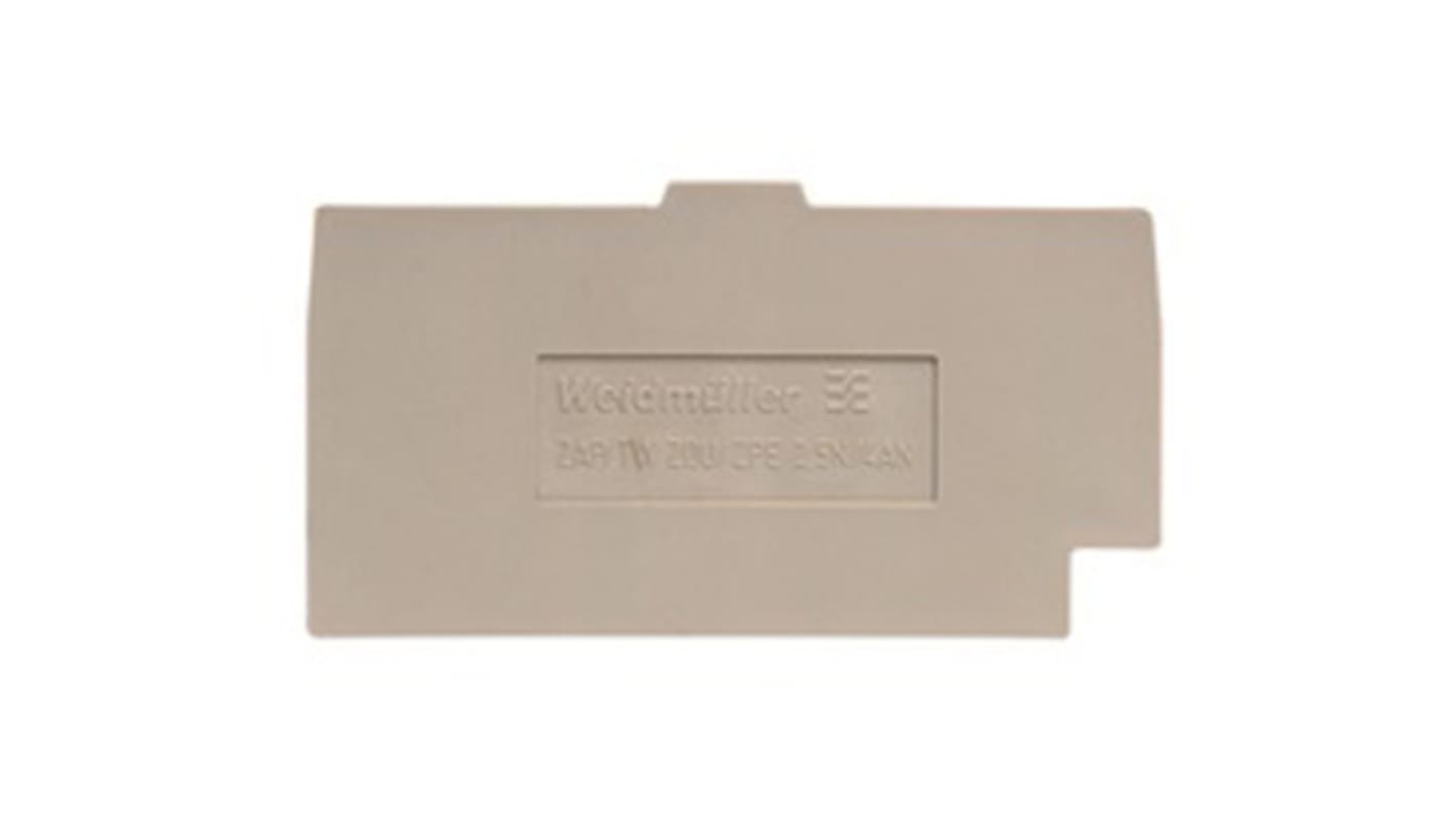 Weidmüller Z Series End Cover for Use with Z Series Terminal
