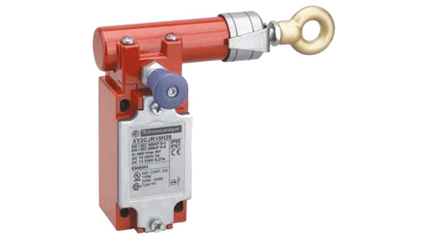 Rope Pull Switch, RH, ISO M20, 2NC 1NO