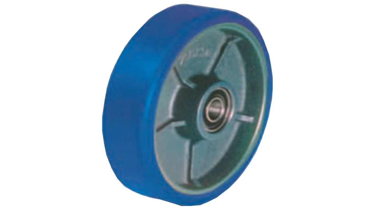 LAG Blue Polyurethane Abrasion Resistant, High Load Capacity, Laceration Resistant, Low Rolling Resistance,