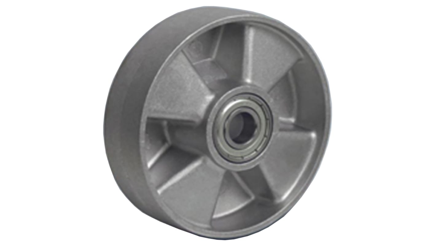 LAG Grey Aluminium High Temperature Resistant, Low Rolling Resistance Trolley Wheel, 250kg