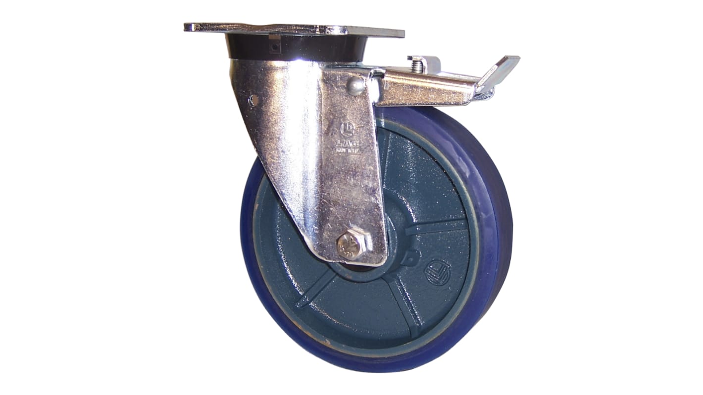 LAG Braked Swivel Castor Wheel, 850kg Capacity, 200mm Wheel