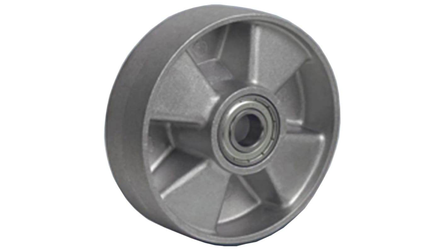 LAG Grey Aluminium High Temperature Resistant, Low Rolling Resistance Trolley Wheel, 150kg
