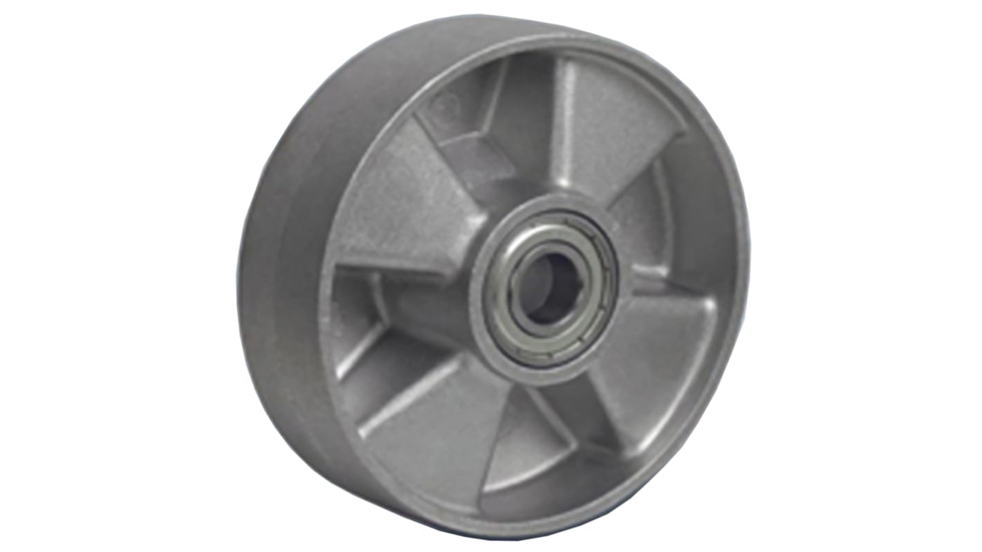 LAG Grey Aluminium High Temperature Resistant, Low Rolling Resistance Trolley Wheel, 400kg