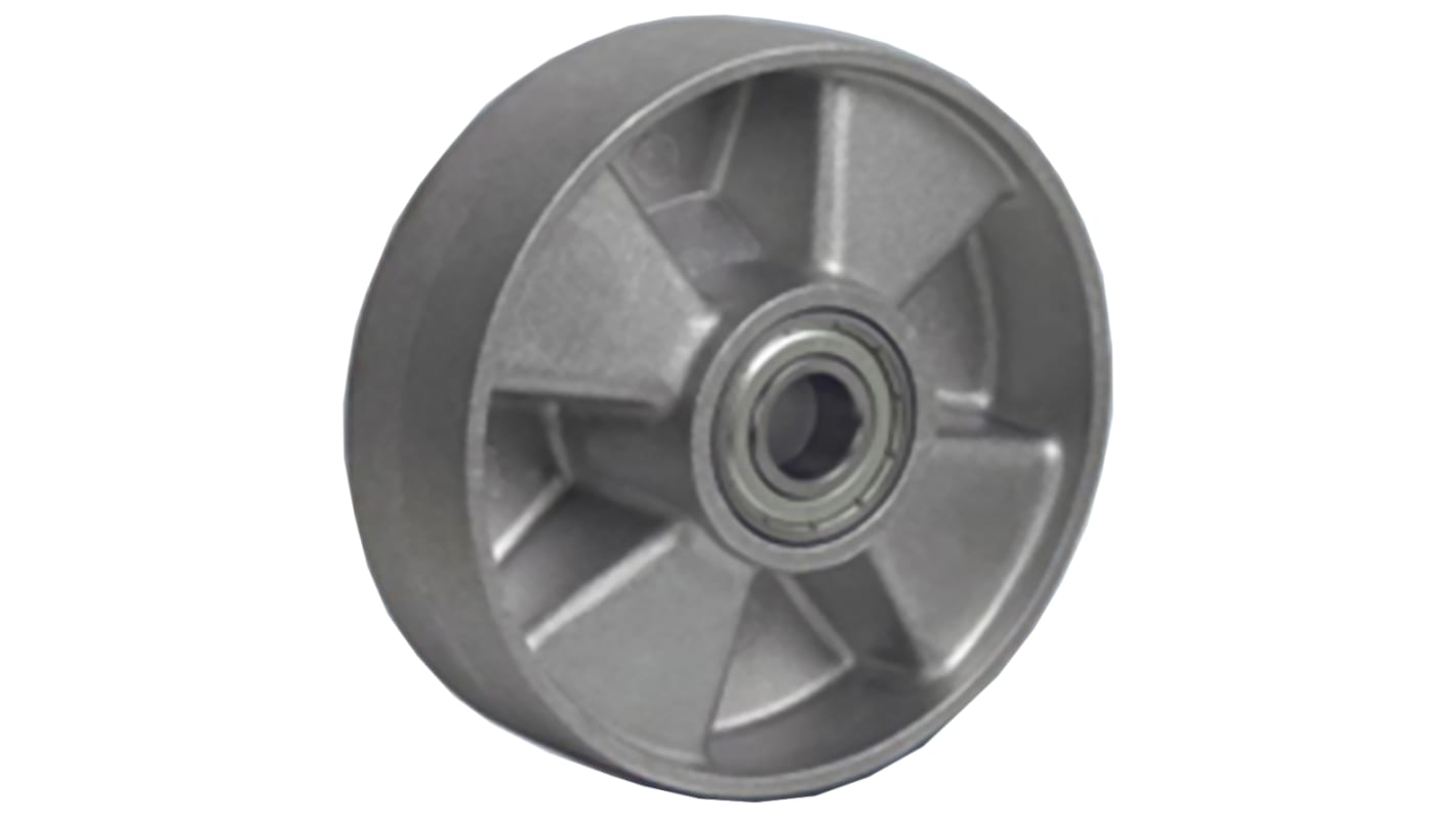 LAG Grey Aluminium High Temperature Resistant, Low Rolling Resistance Trolley Wheel, 600kg