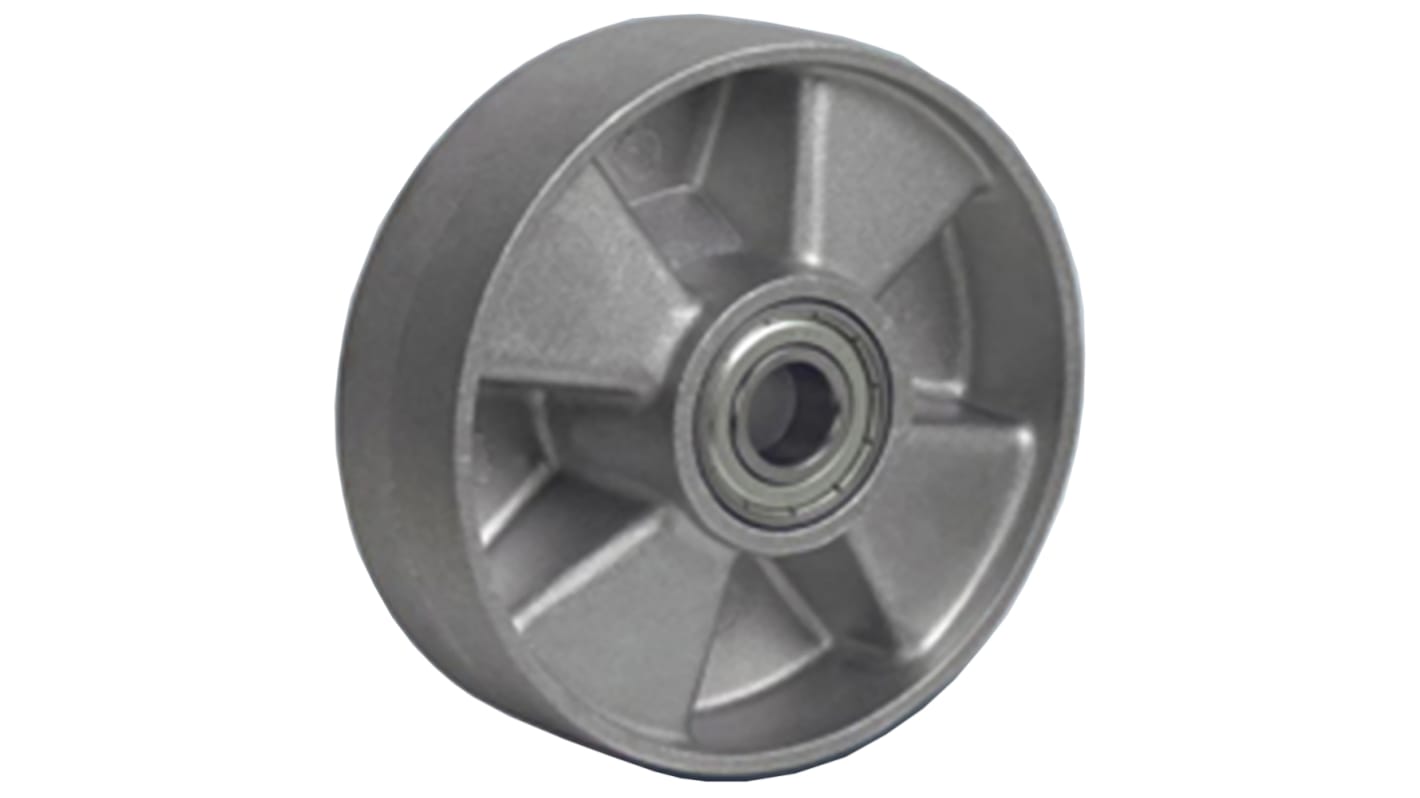 LAG Grey Aluminium High Temperature Resistant, Low Rolling Resistance Trolley Wheel, 500kg