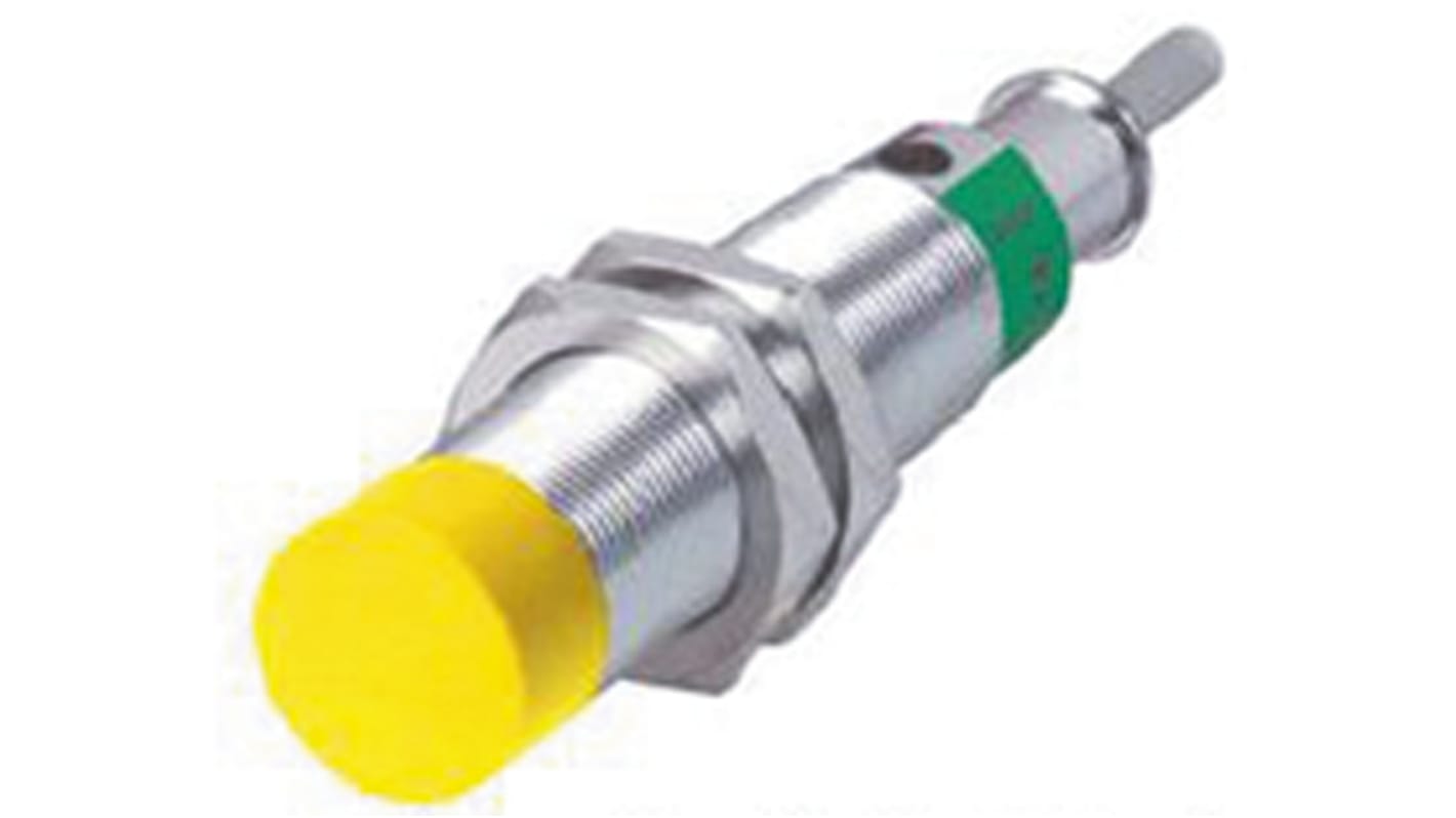 Turck Inductive Barrel-Style Proximity Sensor, M18 x 1, 10 mm Detection, NPN Output, 4.75 → 5.25 V dc, IP67