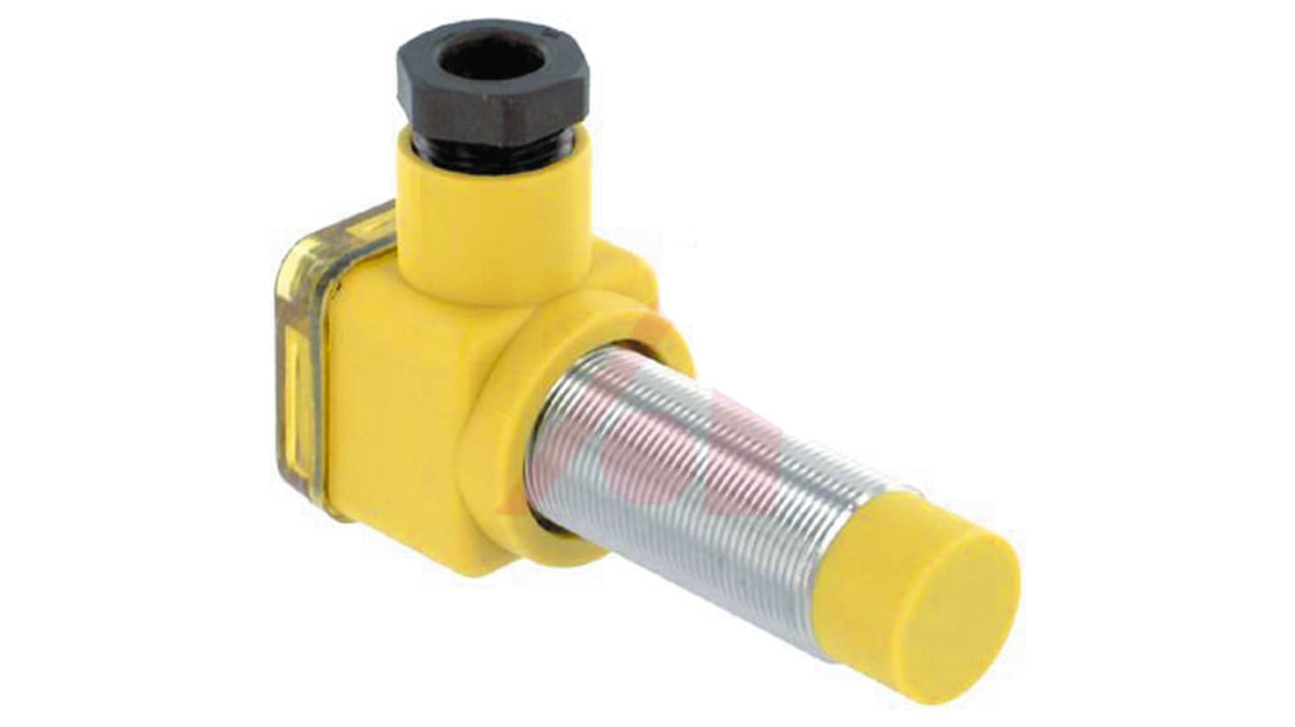 Sensor de proximidad Turck, M18 x 1, alcance 10 mm, salida PNP, 10 → 30 V dc, IP67, 500Hz