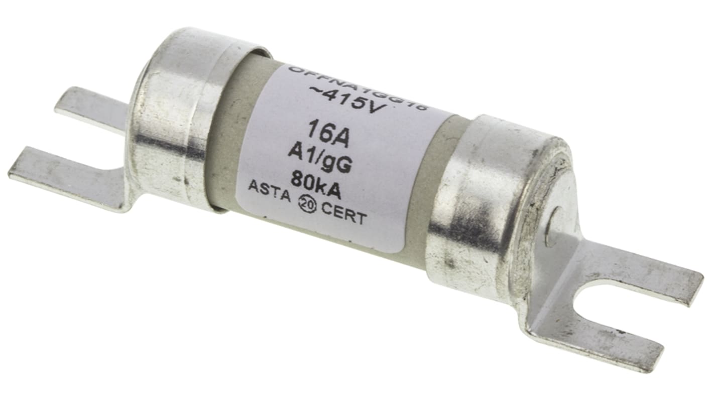 ABB Sicherung mit Schraublaschen A1, 415V / 16A, gG BS 88, Lochabstand 44.5mm