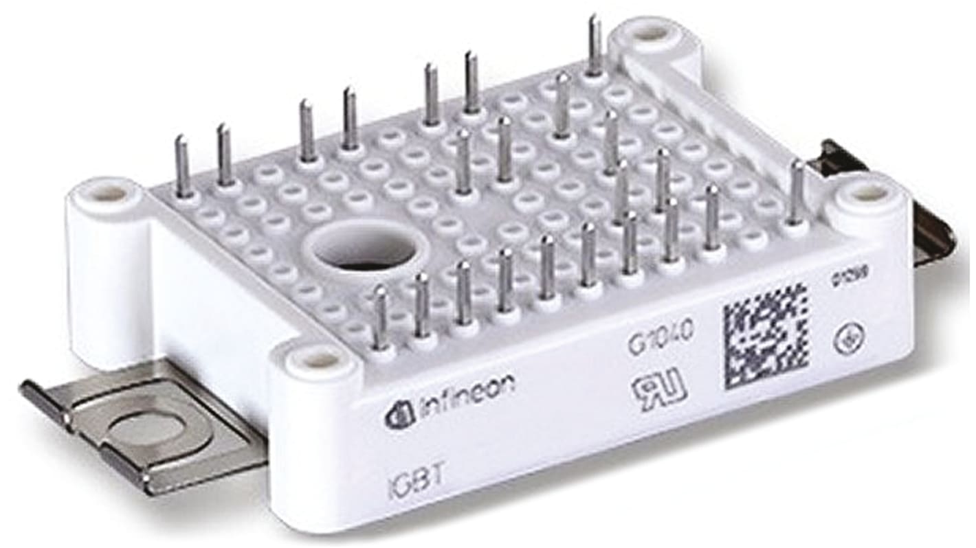 Infineon FS20R06W1E3B11BOMA1, EASY1B , N-Channel Common Collector IGBT Module, 35 A max, 600 V, PCB Mount