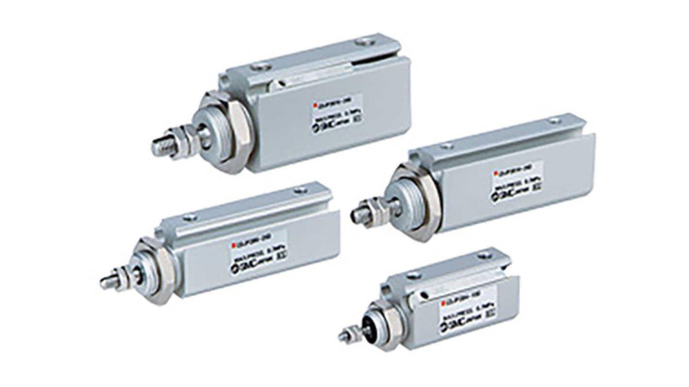 SMC Pneumatic Piston Rod Cylinder - 16mm Bore, 30mm Stroke, CJP2 Series, Double Acting