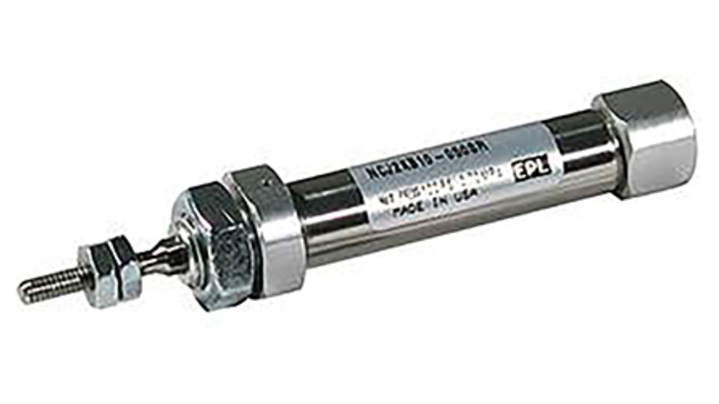 Pneumatik-Zylinder, Pneumatikzylinder Der Serie CD85N, Integrierter Gabelkopfzylinder 10 16 20 Mm, Hub 100 125 200 Mm, Doppeltwirkender Luftzylinder(25MM*10MM